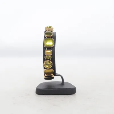 Armband (Guldfärgad, Grön) från Pilgrim Okänd metall