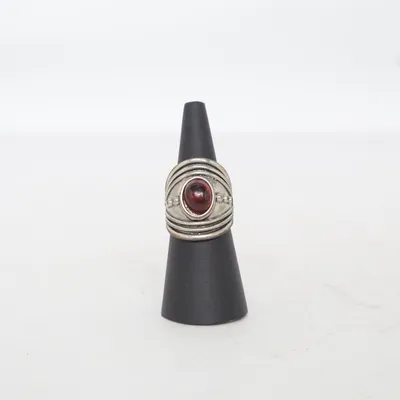 Ring (Zilver, Rood) Onbekend materiaal