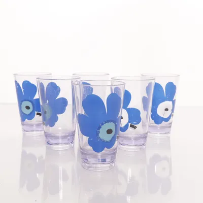 Glas (Transparent, Blå) fra Marimekko