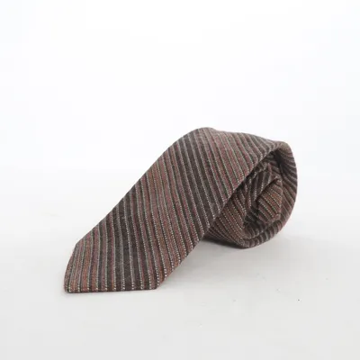 Krawatte (Braun) von Oleg Cassini Polyester, Wolle