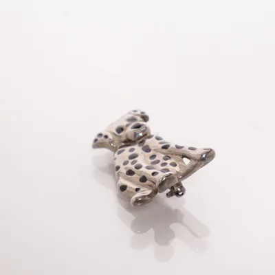 Broche (Sølv, Sort) Ukendt metal