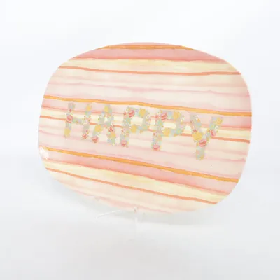 Serveringsfad (Pink, Flerfarvet) fra Rice
