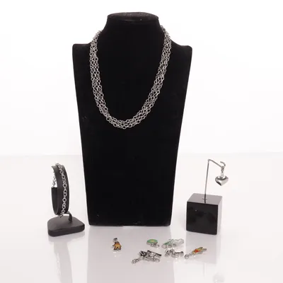 Sieradenset (Zilver, Meerkleurig) Onbekend materiaal