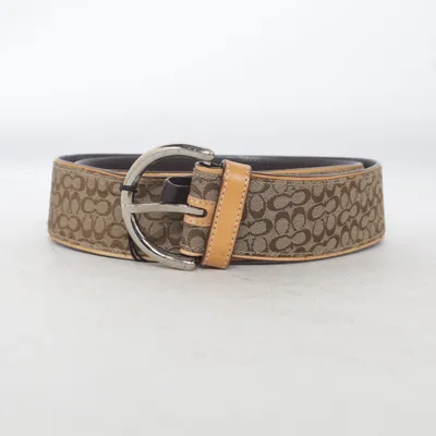 Belt (Brown, Beige) from Coach
