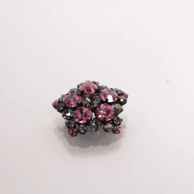 Broche (Roze, Grijs) Onbekend materiaal
