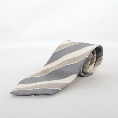 Stropdas (Grijs, Beige, Wit) van Gilberto Zijde