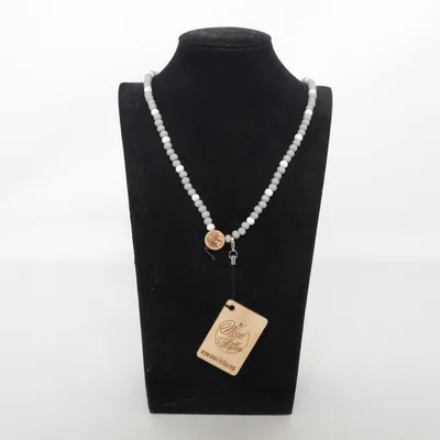 Ketting (Grijs, Wit) van Wood Fellas Hout