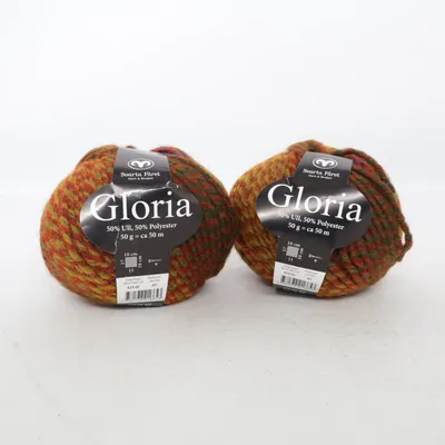 Garen (Gloria) van Svarta Fåret Polyester, Wol