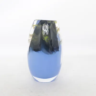Vase (Blå, Flerfarvet) fra Teli