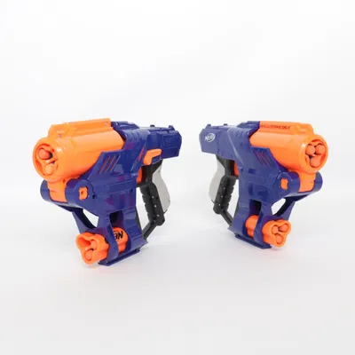 Pistolet-jouet (Bleu, Orange, Gris) de Nerf