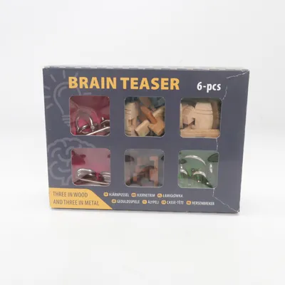 Hjärngympa spel (Brun, Silverfärgad) från Jula