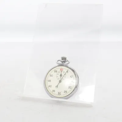Stopwatch (Silver, White)