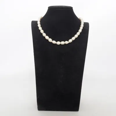 Halskæde (Hvid, Sølv) fra My Jewellery Ukendt metal