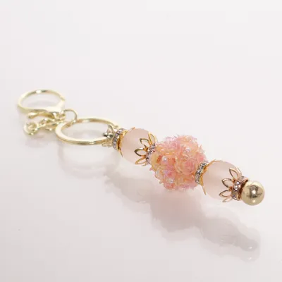 Keyring (Pink, Gold)