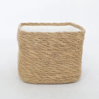 Rietenmand (Beige, Wit)