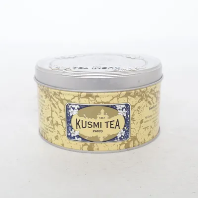 Bocal en verre (Jaune, Argent) de Kusmi Tea