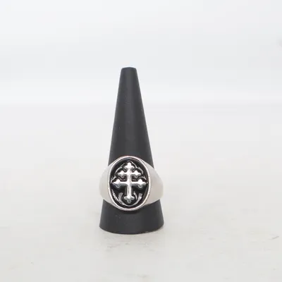 Siegelring (Silber, Schwarz) Unbekanntes Metall