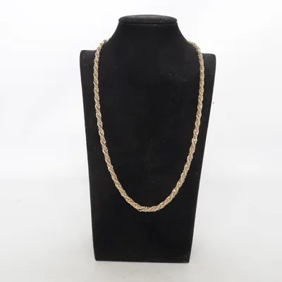 Necklace (Gold, Silver) from Monet Unknown metal