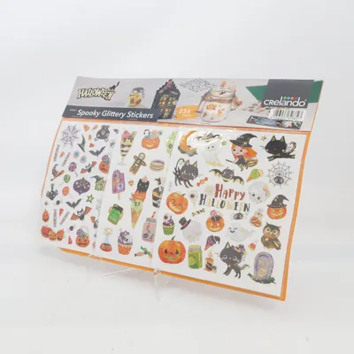 Klistermärken (Spooky Glittery Stickers) från Crelando
