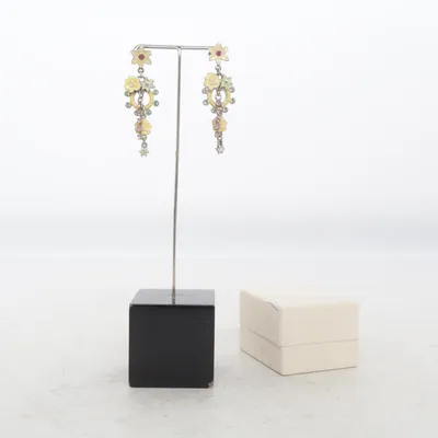 Earrings (Yellow, Multicolored) from Guldfynd Unknown metal