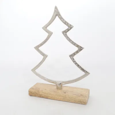 Weihnachtsdekoration (Silber, Braun) von G. Wurm