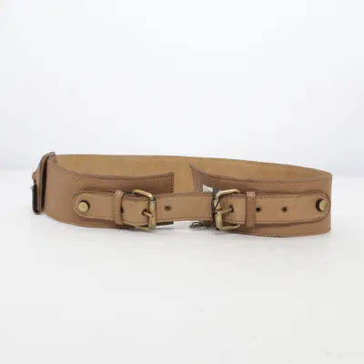 Bälte (Brun) från Pieces Accessories Skinn