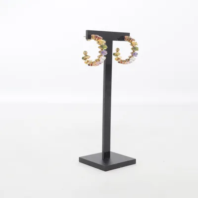 Earrings (Gold, Multicolored) Unknown metal