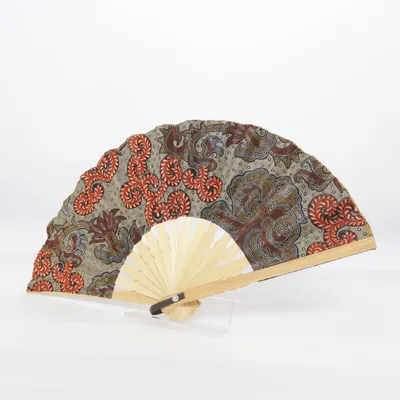 Solfjäder (Grå, Orange, Brun)