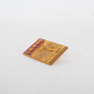 Broche (Goud, Rood) Onbekend materiaal