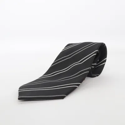 Tie (Black, Gray) from Travelmaster Silk