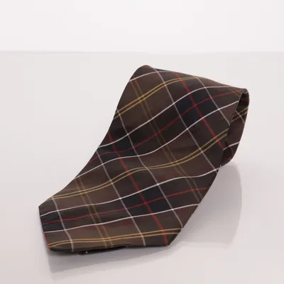 Stropdas (Bruin, Meerkleurig) van Barbour Zijde