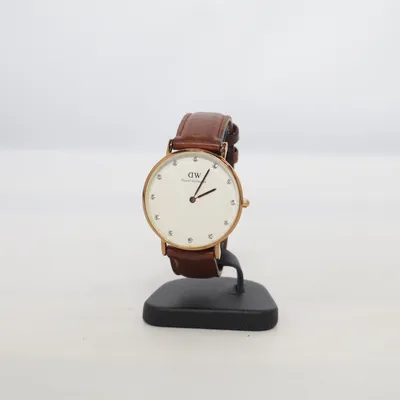 Armbandsur (Brun, Vit, Guldfärgad) från Daniel Wellington