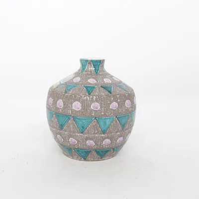 Vase (Brun, Flerfarvet) fra Kloster