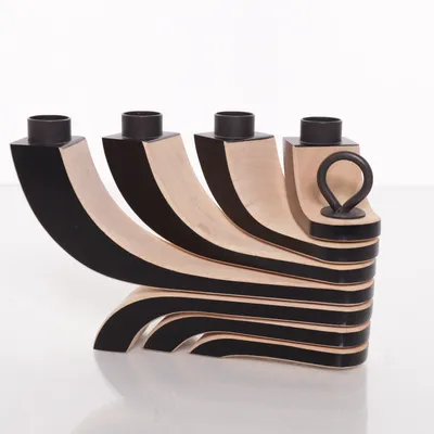 Advent candle holder (Beige, Black) from Design House Stockholm
