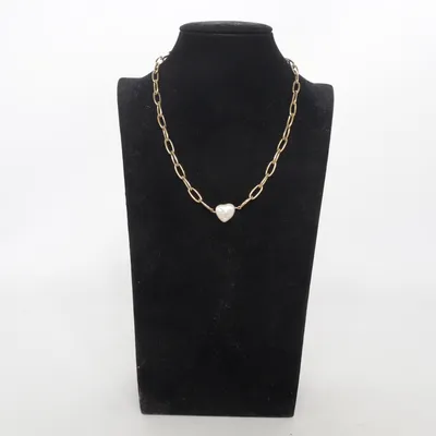 Necklace (Gold, White) from My Jewellery Unknown metal
