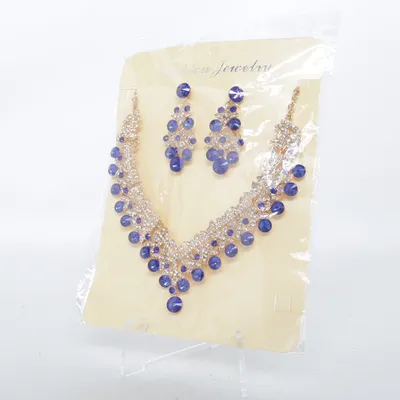 Jewelry set (Blue, Gold) from Fashion Jewelry Unknown metal