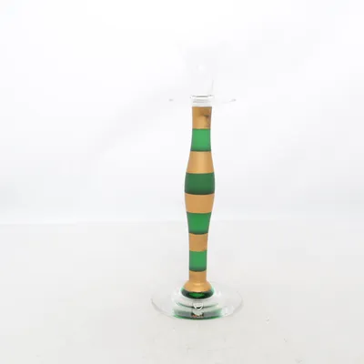 Ljusstake (Transparent, Grön, Brun) från Orrefors