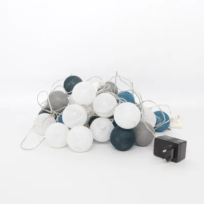 Guirlande lumineuse (Bleu, Gris, Blanc) de Rusta