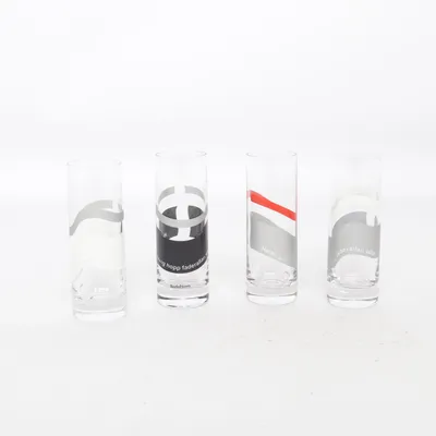 Shot glass (Transparent, Black, Red) from BodaNova
