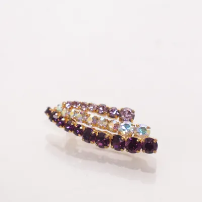 Broche (Guld, Lilla, Flerfarvet) Ukendt metal