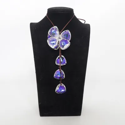 Ketting (Bruin, Transparant) van Swarovski Onbekend materiaal