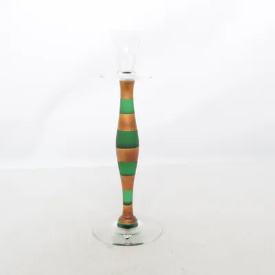Ljusstake (Transparent, Grön, Brun) från Orrefors