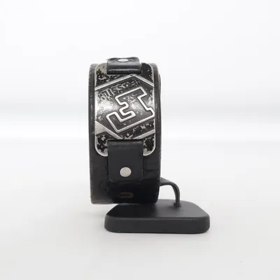 Bracelet (Black, Silver) from Fossil Unknown metal