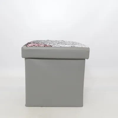 Sittpuff (Grå, Flerfärgad)