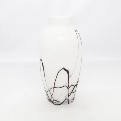 Vase (White, Multicolored)