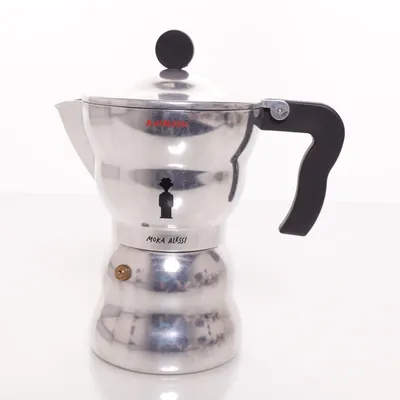 Koffiezetter (Zilver, Zwart) van Alessi