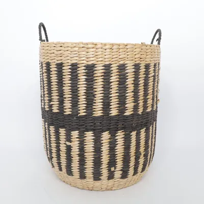 Rietenmand (Beige, Zwart)