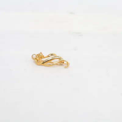 Brosch (Guldfärgad) Okänd metall