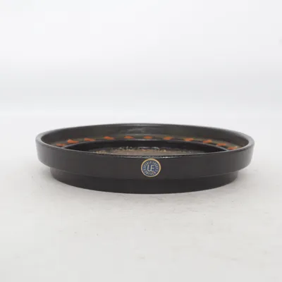 Assiette (Noir, Orange, Marron) de Upsala-Ekeby