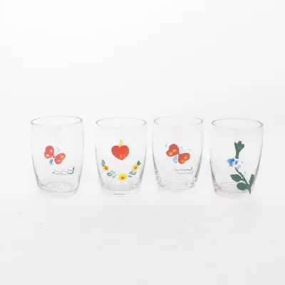 Drinkglas (Transparant, Meerkleurig)